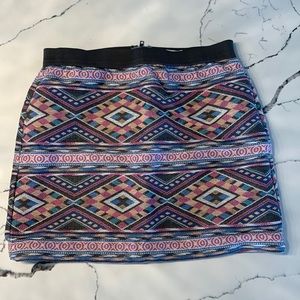 BOGO American Eagle Aztec Design Skirt